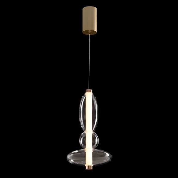 Подвесной светильник Crystal Lux QUASAR SP10W LED TRANSPARENT