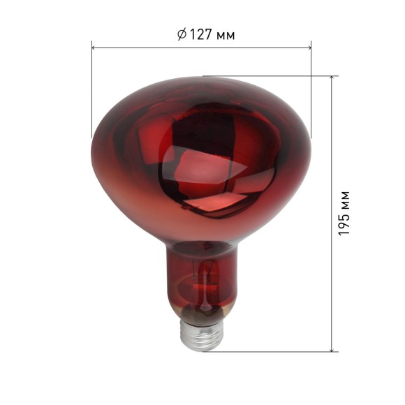 Инфракрасная лампа для обогрева животных Эра ИКЗК 230-150 R127 Б0042981