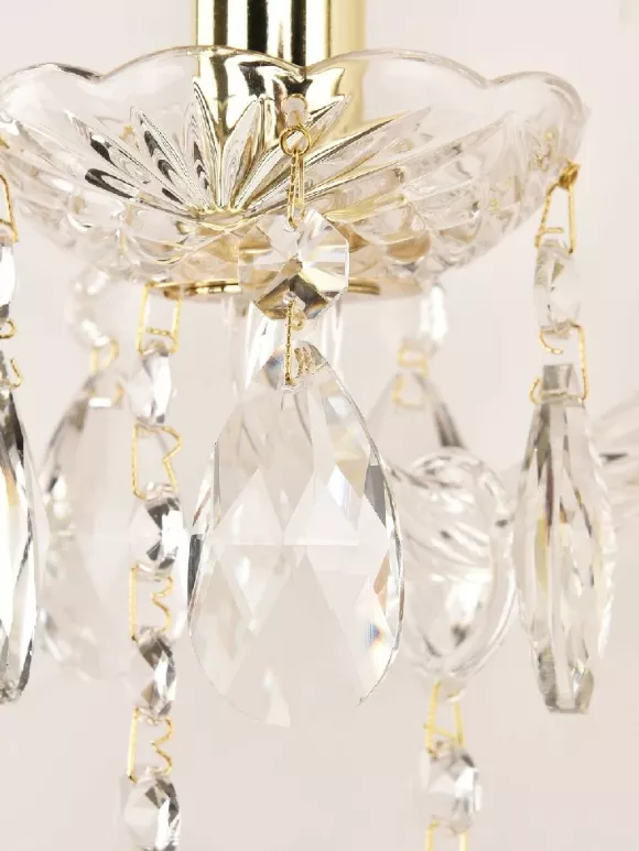 Бра Bohemia Ivele Crystal 107B/1/141 G, декоративные элементы крупным планом Бра Bohemia Ivele Crystal 107B/1/141 G, декоративные элементы крупным планом