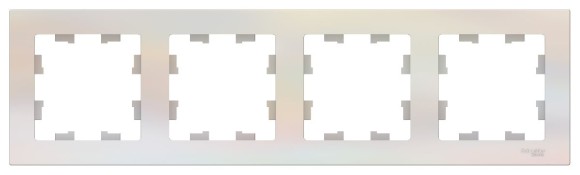 Рамка 4-ая, универсальная Systeme Electric AtlasDesign Жемчуг ATN000404