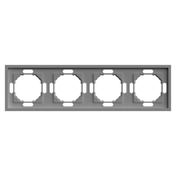 Рамка четырехместная Stekker Эмили PFR00-5004-10 49965