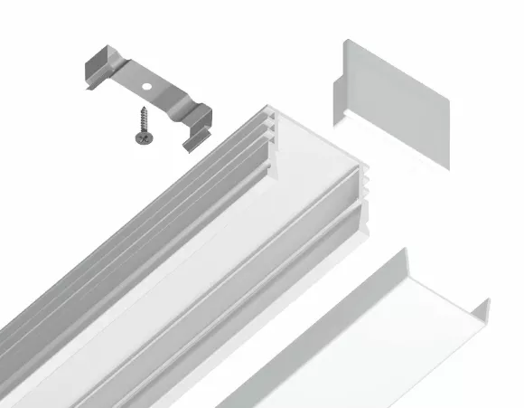 Алюминиевый накладной профиль Ambrella Light Alum Profile GP1750WH