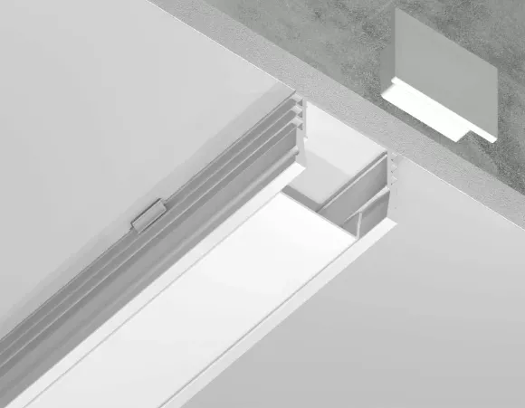 Алюминиевый накладной профиль Ambrella Light Alum Profile GP1750WH