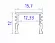 Алюминиевый накладной профиль Ambrella Light Alum Profile GP1750WH