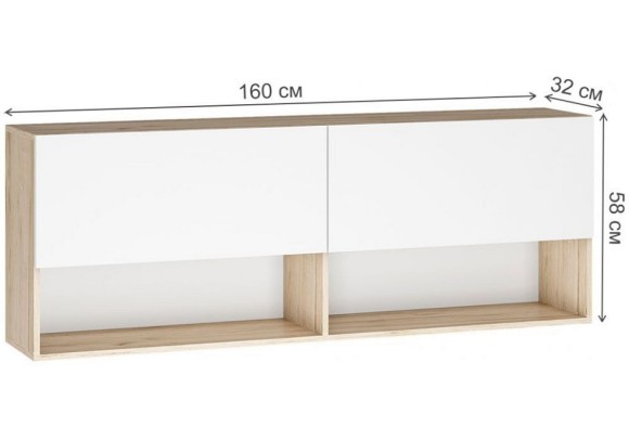 Тумба навесная Алетра WO_580873