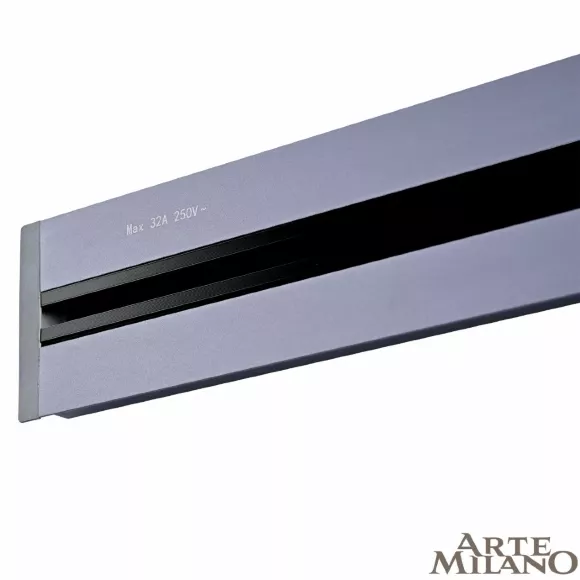 Встраиваемый шинопровод с выключателем Arte Milano Am-track-sockets 385201TBB/100 Grey Встраиваемый шинопровод с выключателем Arte Milano Am-track-sockets 385201TBB/100 Grey