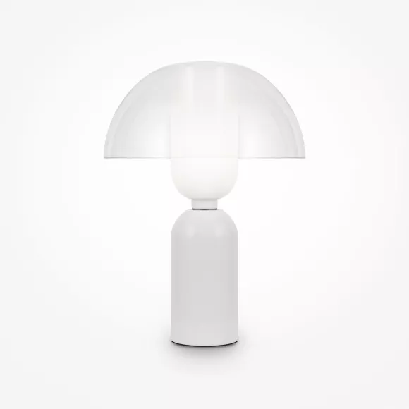 Настольная лампа Maytoni Memory MOD177TL-01W, Белый, Прозрачный, Керамика
