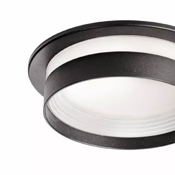 Встраиваемый светильник Citilux Hardy CL002D11, Черный, Металл, Современный стиль, вид сверху Встраиваемый светильник Citilux Hardy CL002D11, Черный, Металл, Современный стиль, вид сверху