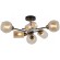 Люстра на штанге Illumico IL8243-6COU-79 BK GD