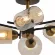 Люстра на штанге Illumico IL8243-6COU-79 BK GD, Черный, Коричневый, Металл