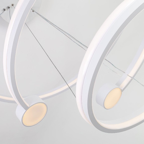 Подвесная светодиодная люстра LED4U L7100-3 WТ