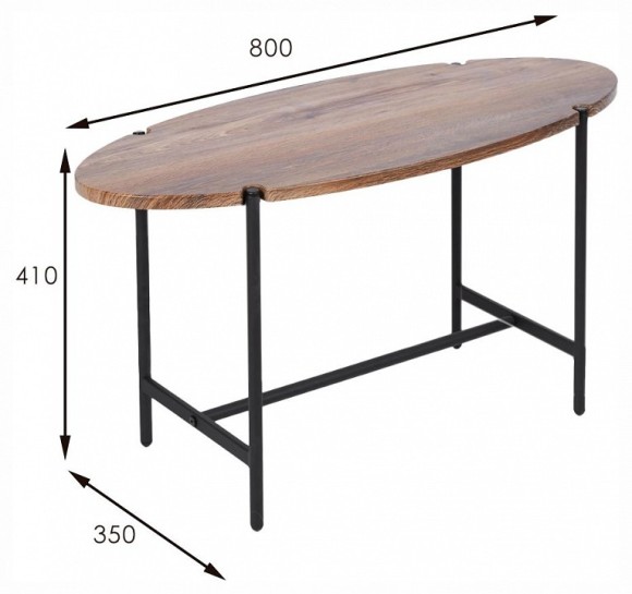 Стол журнальный МеталлАрт М025 ML_4673750200141