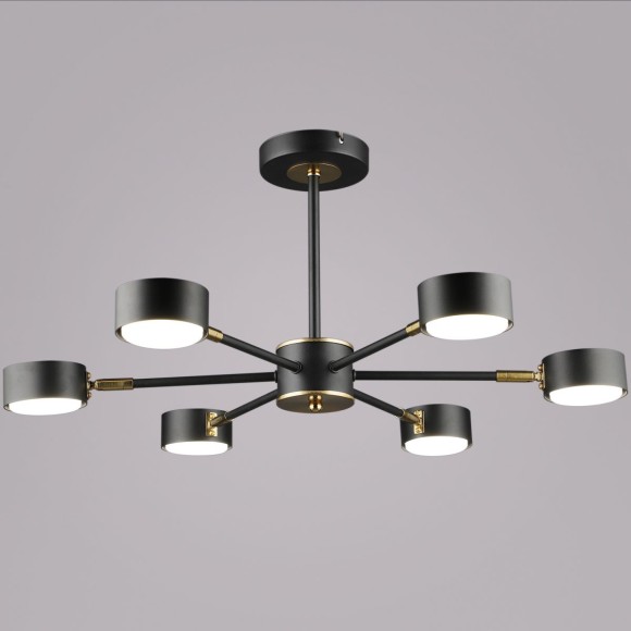 Люстра на штанге Reluce 06660-0.3-06 BK+COP GX53