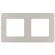 Рамка двухместная Legrand Inspiria 673948