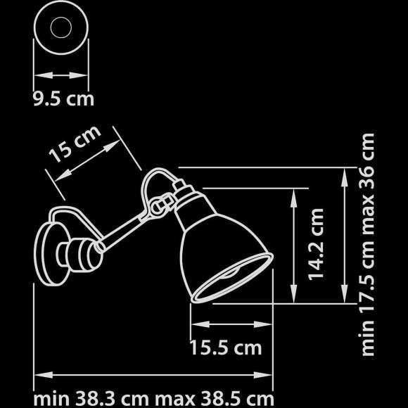 Спот Lightstar Loft 765608, E14, 40W, бронза