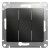 Выключатель 3-клавишный сх.3, 10AX Systeme Electric Glossa Антрацит GSL000731