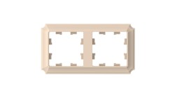 Рамка 2-ая, универсальная Systeme Electric AtlasDesign Antique Песочный ATN101202