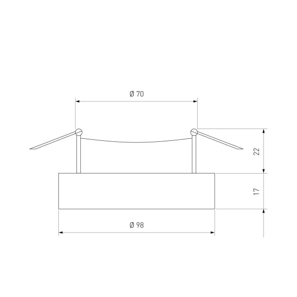 Встраиваемый светильник Elektrostandard 118 MR16 серебро/черный 4690389168949