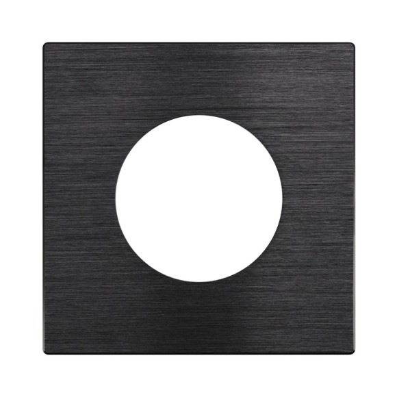 Рамка 1-местная алюминиевая Arlight FRM-PRESTO-ALR-1-BK 043876