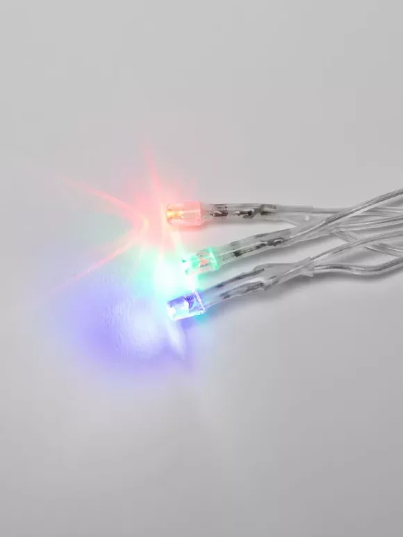 Светодиодная гирлянда (UL-00002270) Uniel бахрома 230V разноцветный ULD-B3010-200/DTA Multi IP20, Современный, Белый