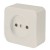 Розетка 1-местная б/з Stekker София MST10-11-04 49484
