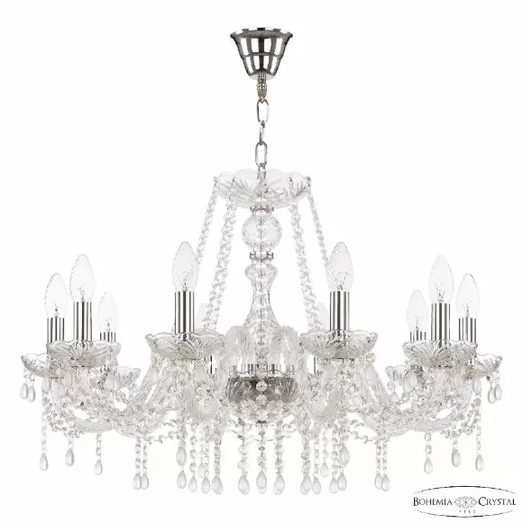 Подвесная люстра Bohemia Ivele Crystal 112/10/240 Ni V0300 Подвесная люстра Bohemia Ivele Crystal 112/10/240 Ni V0300
