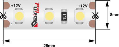 Светодиодная лента DesignLed DSG3120-12-W-65 002765