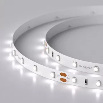 Светодиодная лента Arlight RT-A60-8mm 24V White6000 (4.8 W/m, IP20, 2835, 5m) 011504(2) Светодиодная лента Arlight RT-A60-8mm 24V White6000 (4.8 W/m, IP20, 2835, 5m) 011504(2)