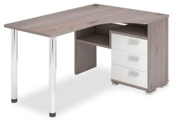 Стол письменный Домино СР-132С-140 MER_SR-132S-140-NBE-PRAV