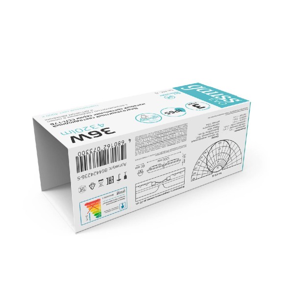 Линейный потолочный светильник Gauss Evo 864424336-S