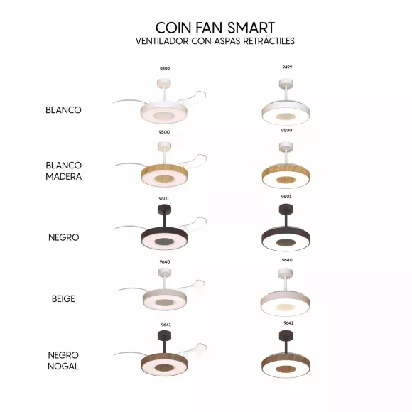 Люстра-вентилятор Mantra Coin Fan 9641, 3000-5000 Люстра-вентилятор Mantra Coin Fan 9641, 3000-5000