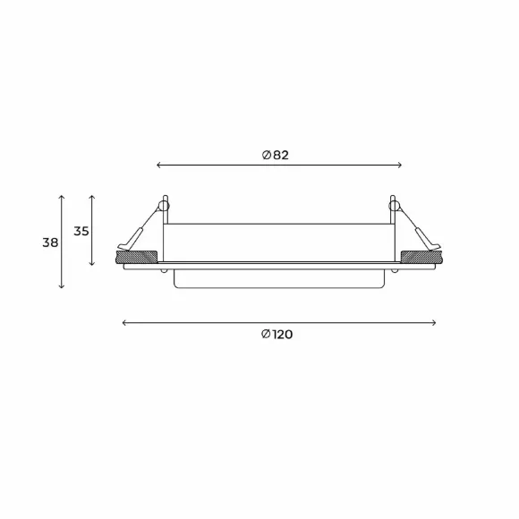 Встраиваемый светильник Hesby Lighting Aurora HSBL_0132 Встраиваемый светильник Hesby Lighting Aurora HSBL_0132