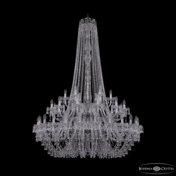 Подвесная люстра Bohemia Ivele Crystal 1410/24+12+6/460/h-175/2d Ni V0300
