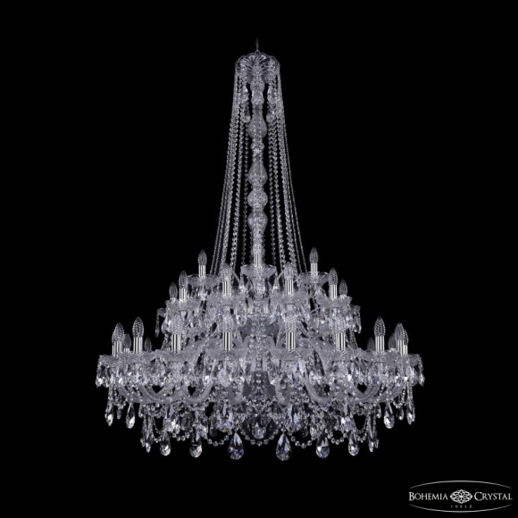 Подвесная люстра Bohemia Ivele Crystal 1411/20+10+5/400/h-155/2d Ni
