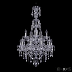 Подвесная люстра Bohemia Ivele Crystal 1415/10+5/200/XL-97/2d Ni