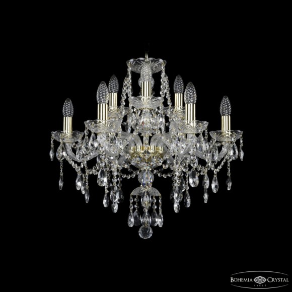 Подвесная люстра Bohemia Ivele Crystal 1415/6+3/200 G