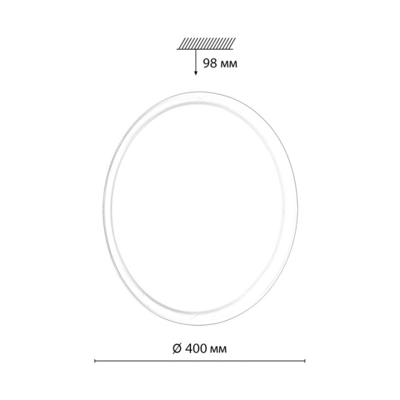 Настенно-потолочный светильник Sonex Pale Jolly 7776/DLN