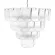 Подвесная люстра Loft IT Gradient 10482/600 White, декоративные элементы крупным планом