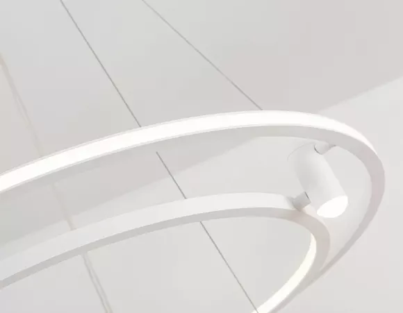 Подвесная люстра Ambrella Light Comfort FL5542, Белый, Теплый белый, Металл Подвесная люстра Ambrella Light Comfort FL5542, Белый, Теплый белый, Металл
