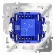 Перекрестный переключатель одноклавишный Voltum S70 VLS010503 (кашемир)
