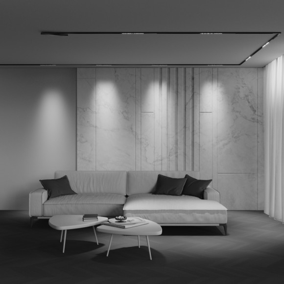 Трековый магнитный светильник Maytoni Technical Points TR241-4-6WTW-DSZ-B