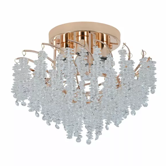 Потолочный светильник Escada Whisper 140015/4C Gold ES0000075, Золото, Прозрачный, Металл Потолочный светильник Escada Whisper 140015/4C Gold ES0000075, Золото, Прозрачный, Металл