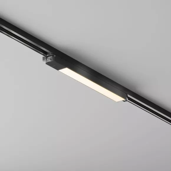 Трековый светильник Maytoni Basis TR000-1-12W3K-B, 3000, Теплый белый, 90