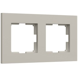 Рамка на 2 поста Werkel Slab (дымчатый софт) W0022917 4690389218415