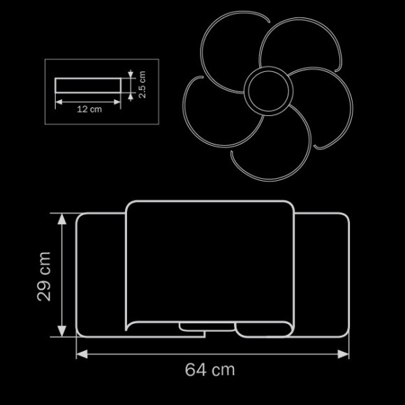 Потолочная люстра Lightstar Pittore 811052