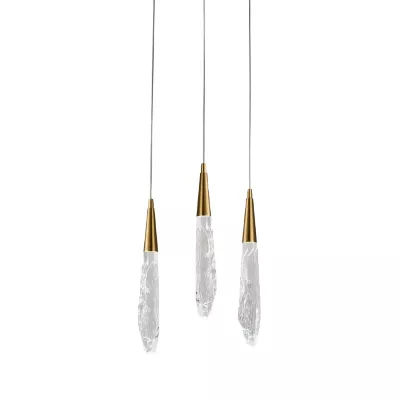 Подвесной светильник Delight Collection OD2438-3 gold/clear