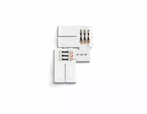 Соединитель угловой L для светодиодной ленты 2835 12/24V (3 конт.) GS6601 (10шт) Ambrella Light Illumination GS6601 Соединитель угловой L для светодиодной ленты 2835 12/24V (3 конт.) GS6601 (10шт) Ambrella Light Illumination GS6601