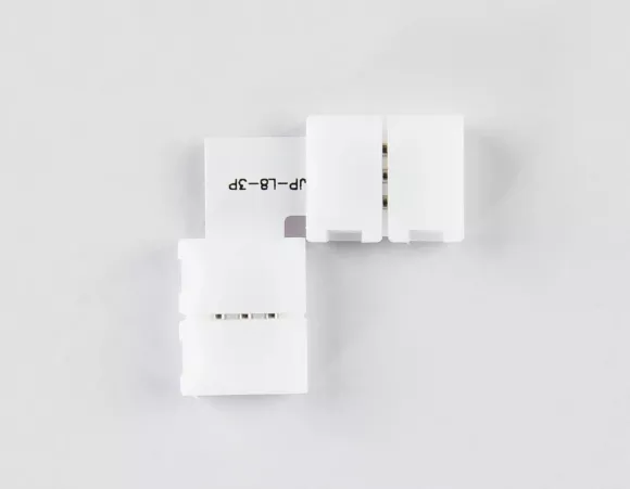 Соединитель угловой L для светодиодной ленты 2835 12/24V (3 конт.) GS6601 (10шт) Ambrella Light Illumination GS6601 Соединитель угловой L для светодиодной ленты 2835 12/24V (3 конт.) GS6601 (10шт) Ambrella Light Illumination GS6601