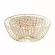 Потолочная люстра Freya Pava FR1016CL-06G, Классика, Золото, Прозрачный