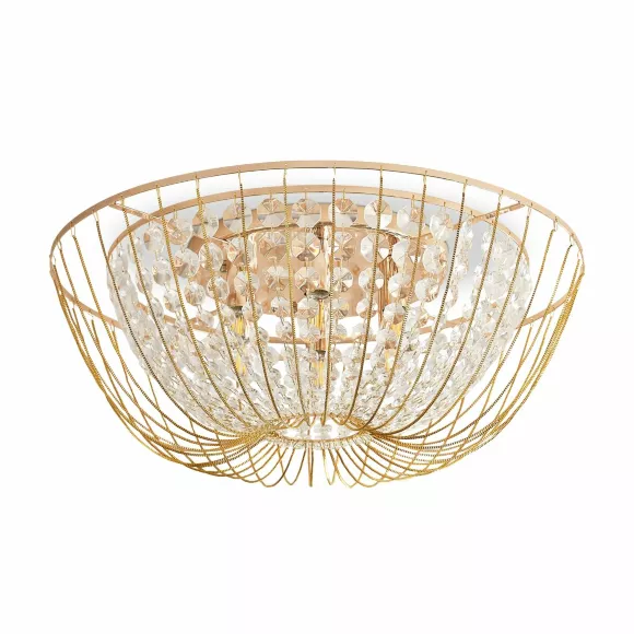 Потолочная люстра Freya Pava FR1016CL-06G, Классика, Золото, Прозрачный Потолочная люстра Freya Pava FR1016CL-06G, Классика, Золото, Прозрачный
